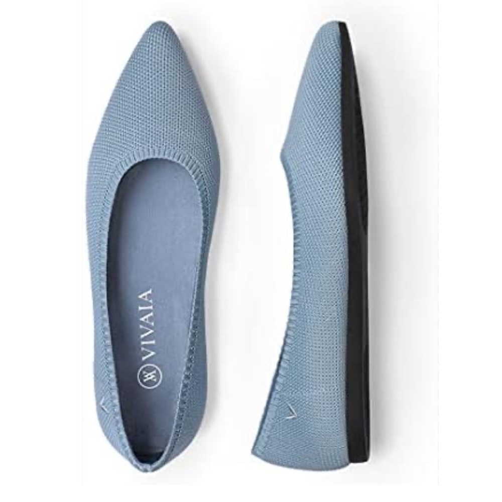 VIVAIA  Light Blue Aria 2.0 Casual Pointed Toe Ballet Flat Size 43/US11